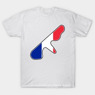 Circuit de Dijon-Prenois [flag] T-Shirt